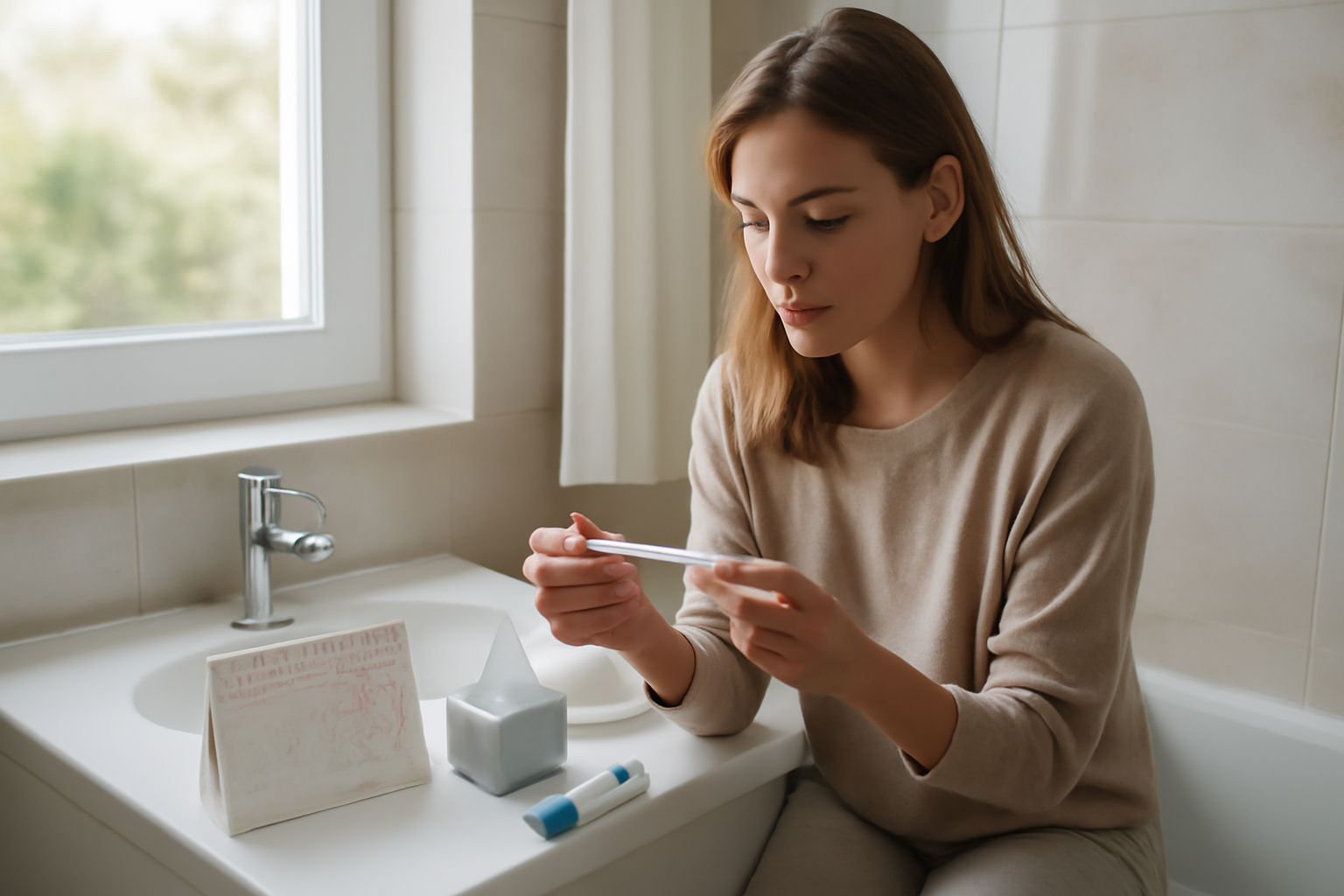 implantation bleeding test timing avec test de grossesse et spotting léger sur calendrier