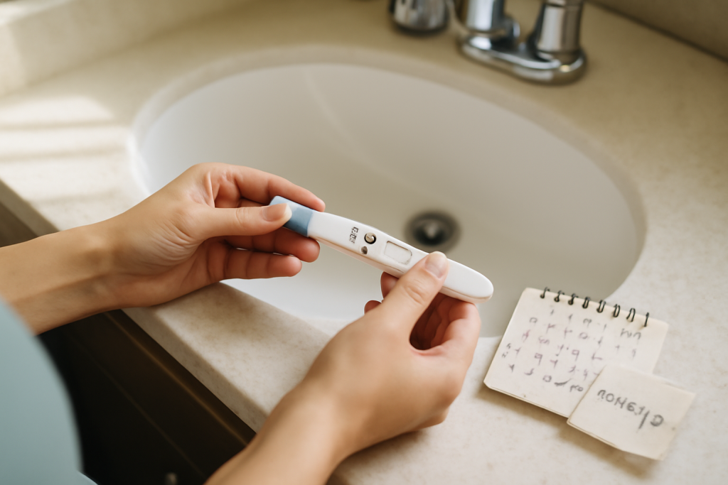 Implantation bleeding: how long before test