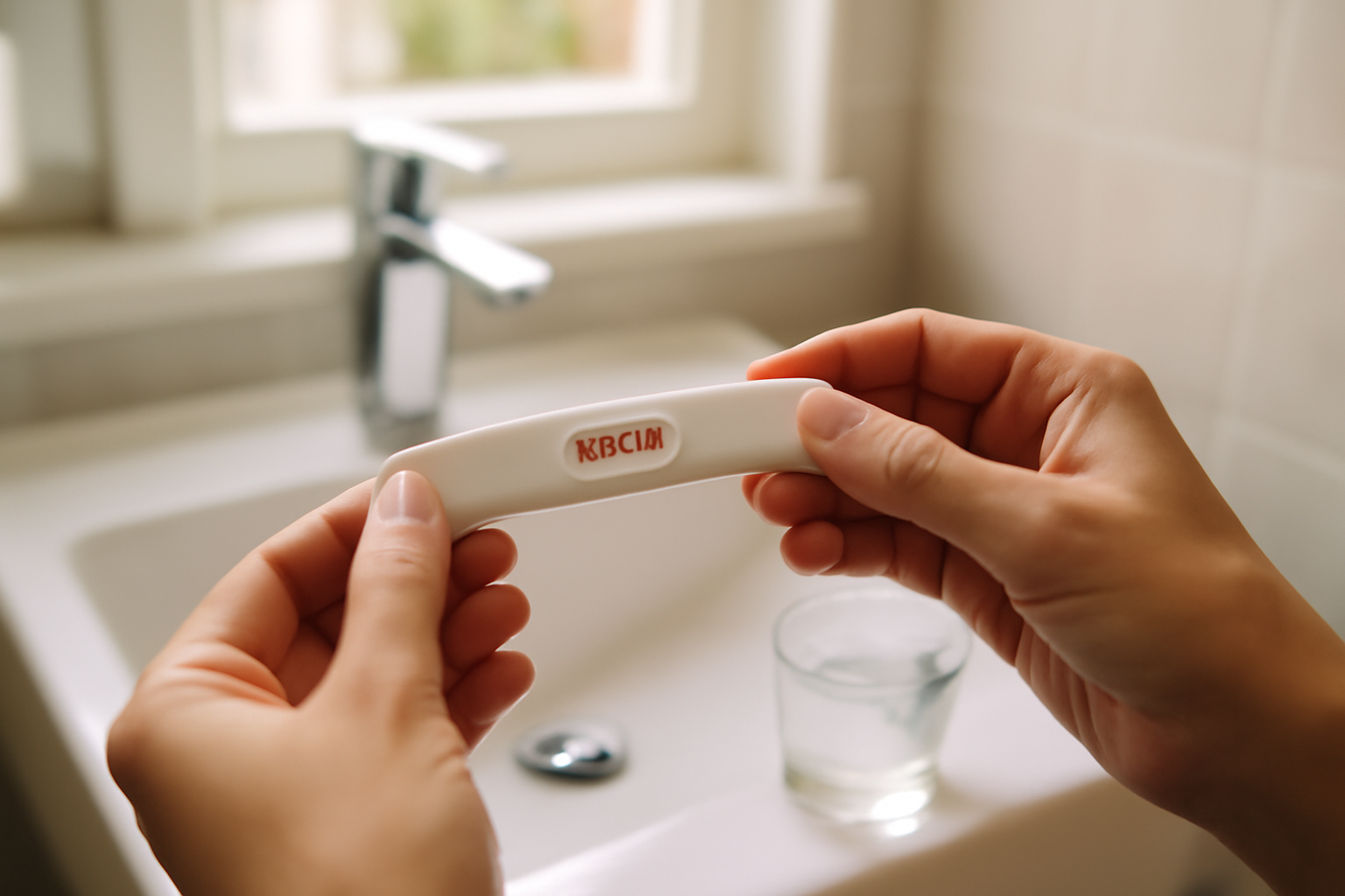 when can you test after implantation bleeding home pregnancy test in bathroom morning light