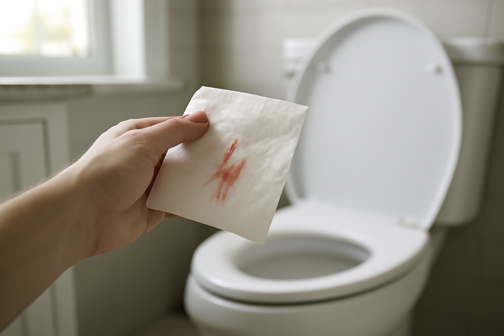 Blood on Toilet Paper Without Period: Causes
